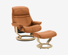 Load image into Gallery viewer, Stressless® Sunrise Recliner & Ottoman