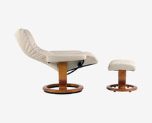 Load image into Gallery viewer, Stressless® Wing Recliner & Ottoman