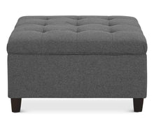 Load image into Gallery viewer, Louise Storage Ottoman