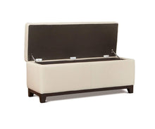 Load image into Gallery viewer, Pauline Leather Storage Ottoman
