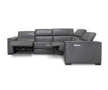 Load image into Gallery viewer, Lewen Leather Power Reclining Sectional