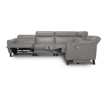 Load image into Gallery viewer, Regine Leather Power Reclining Sectional