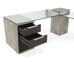 Alva Executive Desk, Left-Facing Return