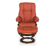 Load image into Gallery viewer, Stressless® Mayfair Recliner &amp; Ottoman with Classic Base - Henna
