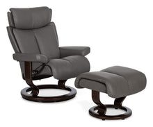 Load image into Gallery viewer, Stressless® Magic Recliner &amp; Ottoman - Classic Base
