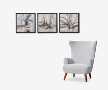 Load image into Gallery viewer, Slate Blue Splash Abstract

