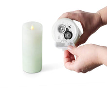 Load image into Gallery viewer, Lys Flameless Candles, Set of 2 - Green Ombre
